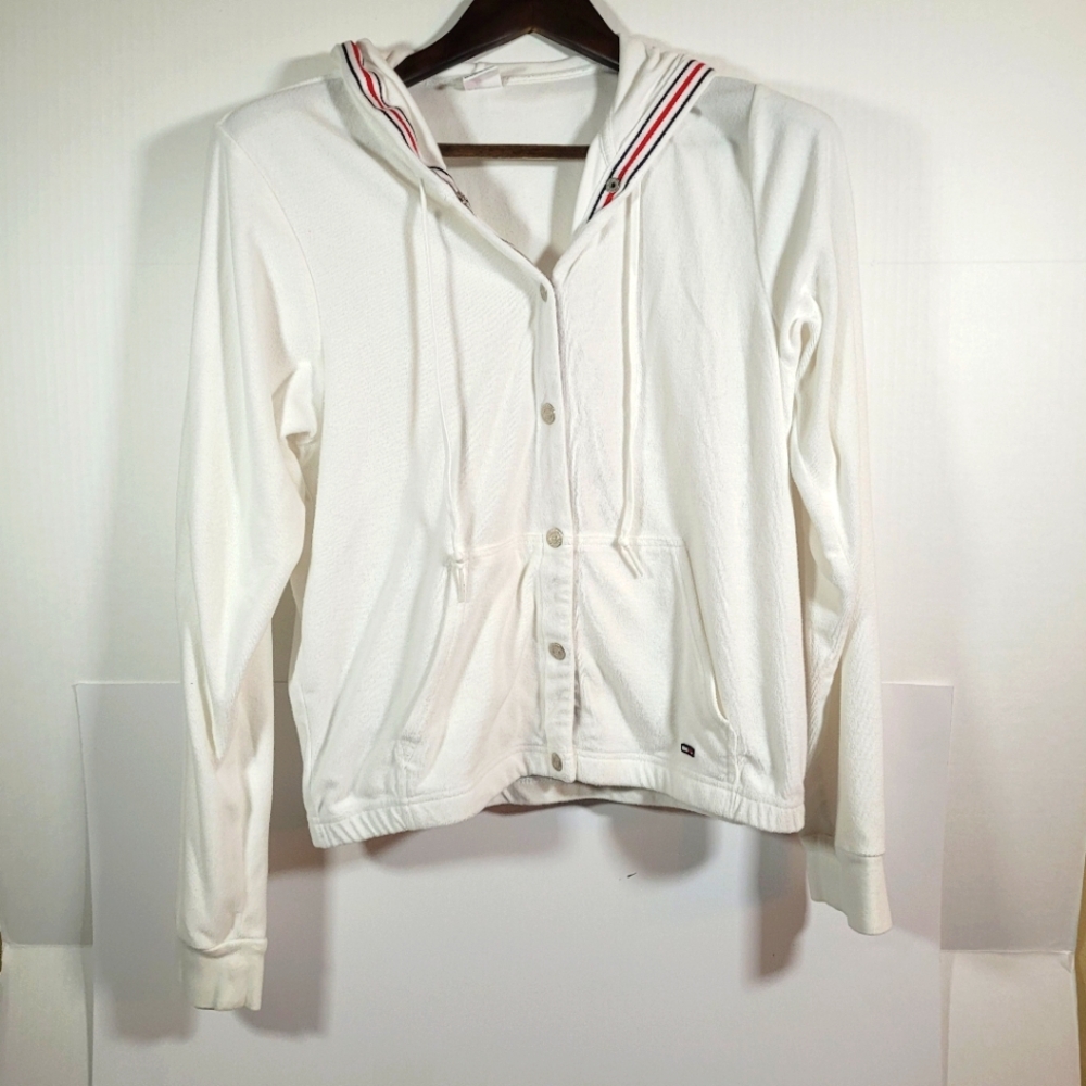 Women's Tommy Hilfiger Sport Hoodie, Size XL, White